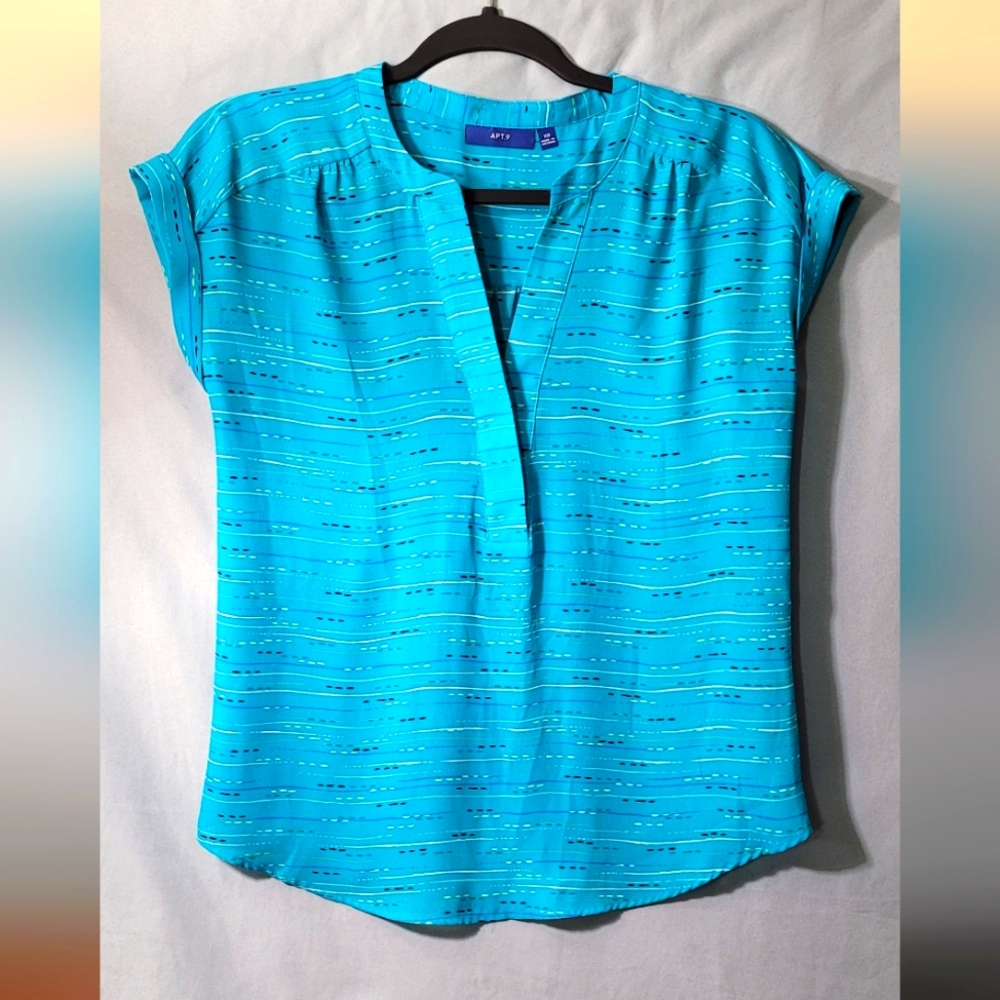 Crop Sleeve V-Neck